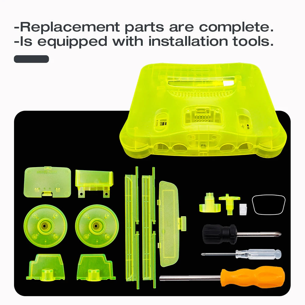 Translucent Case for N64 Nintendo 64