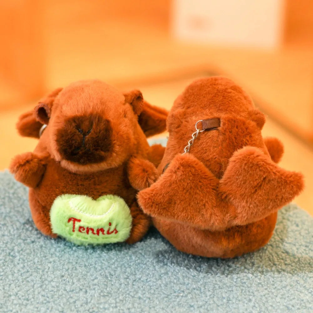 Cute Capybara Plush Toy Hoodie with Wings Simulation Doll Small Size Stuffed Animals Anime