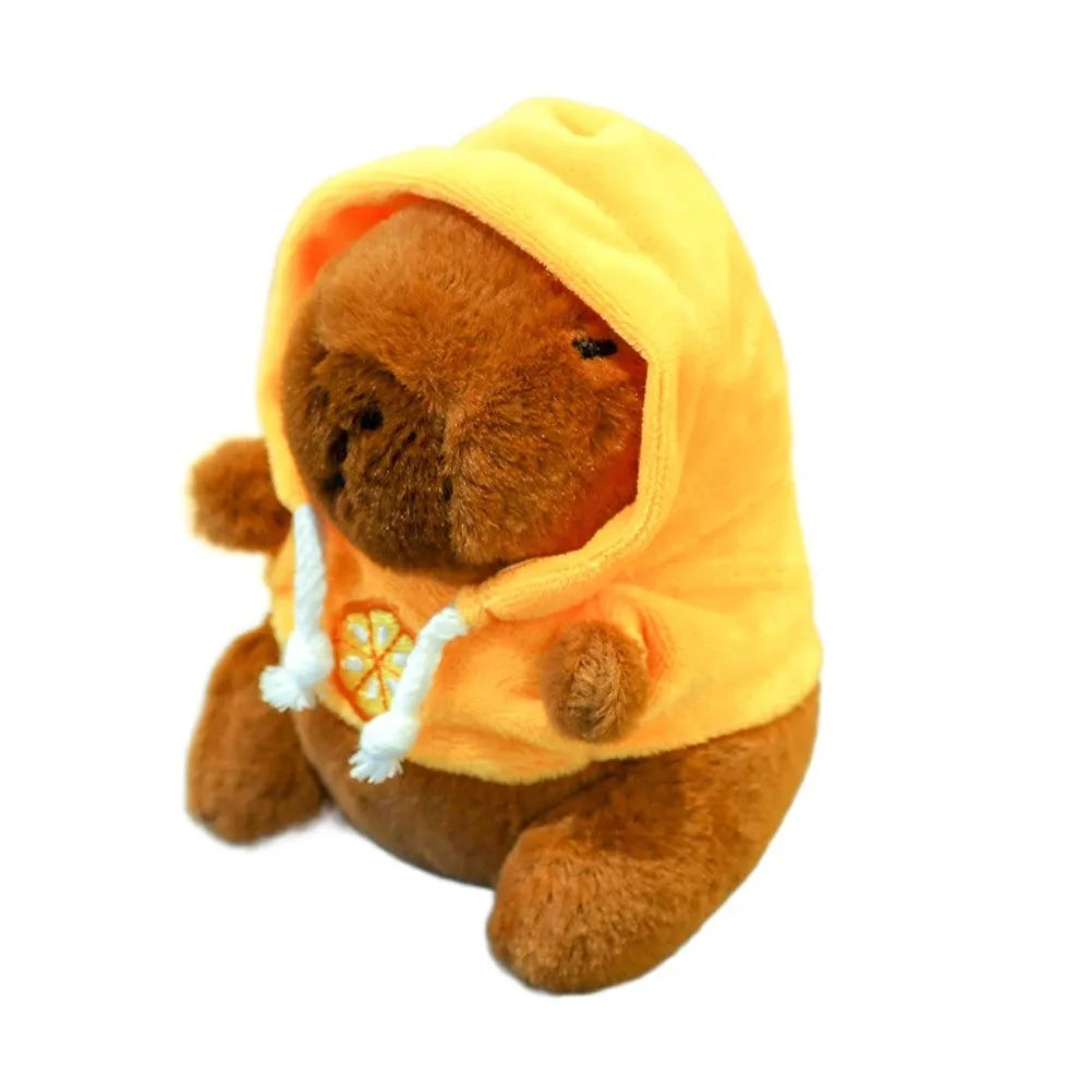 Cute Capybara Plush Toy Hoodie with Wings Simulation Doll Small Size Stuffed Animals Anime