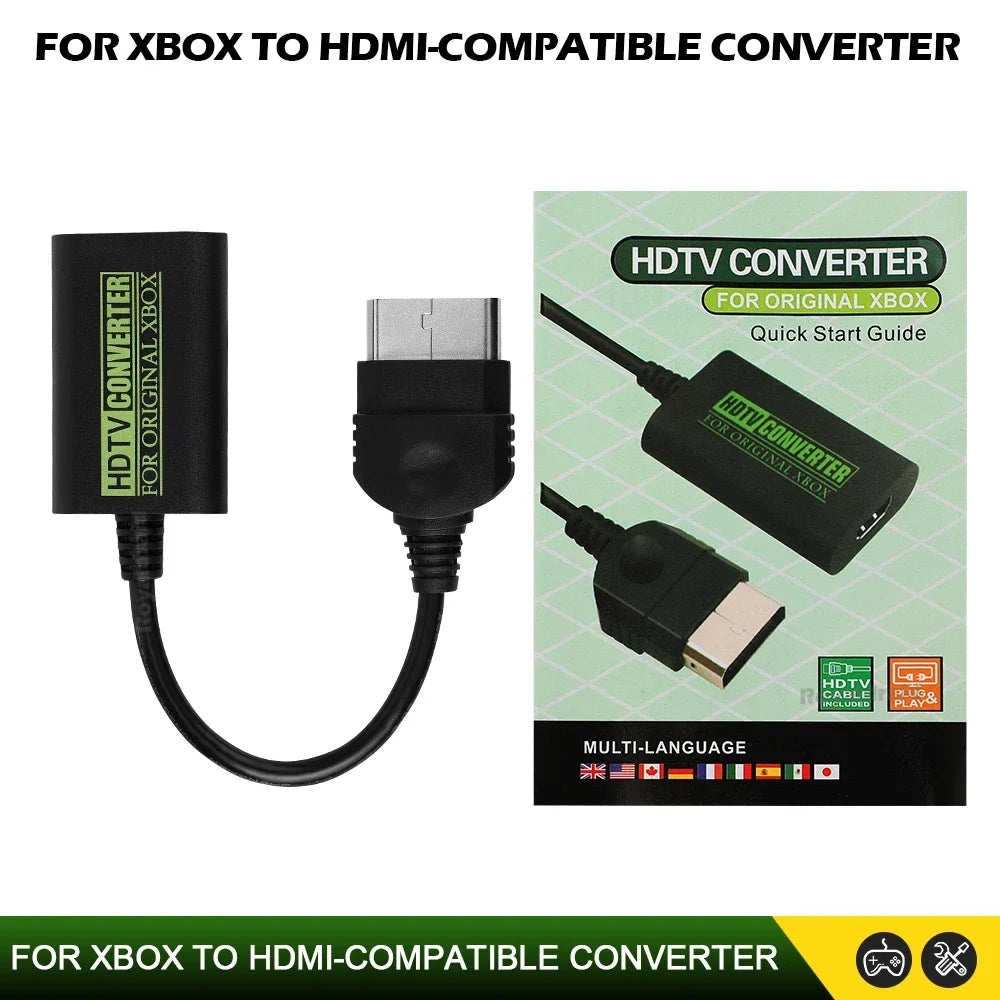 HDTV Projector TV Monitor Converter For Xbox To HDMI-compatible Converter Digital Video Audio Adapter For XBOX 1080P 720P 480P