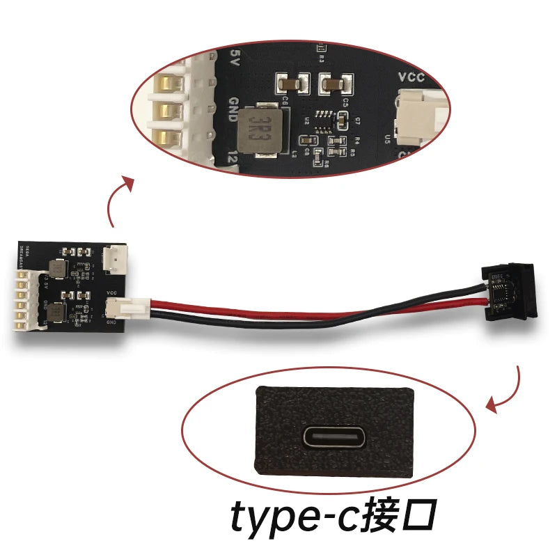 Type-C Interface SEGA Dreamcast Game Console Power Board Modification Plug-and-play