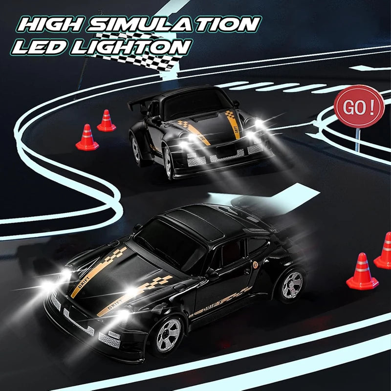 1/64 2.4G High speed Drift Rc Car 4WD Remote Control Car Four Wheel Drive Radio Controlled Mini RTR Racing Model Boy Toy Gift