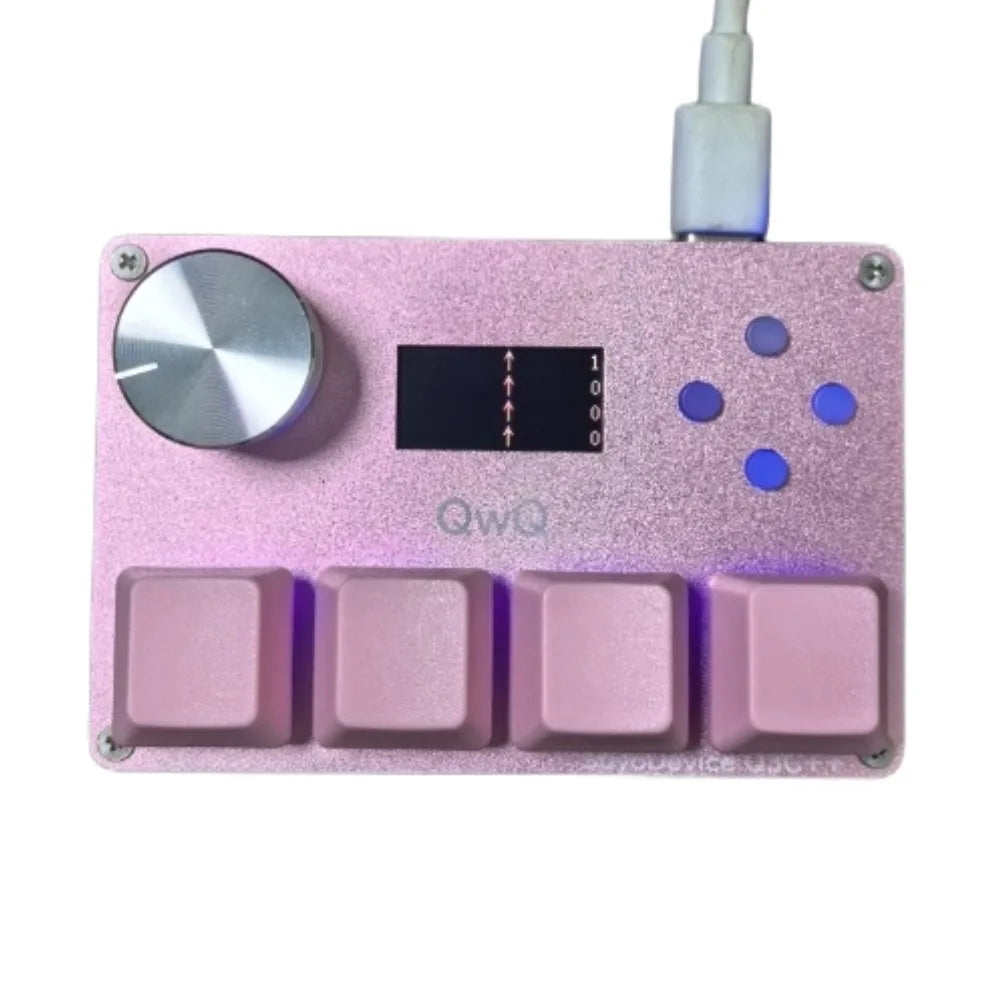 SayoDevice O3C++ OSU Rapid Trigger Magnetic Linear Gateron KS-20 White Switches Keyboard Knob Screen