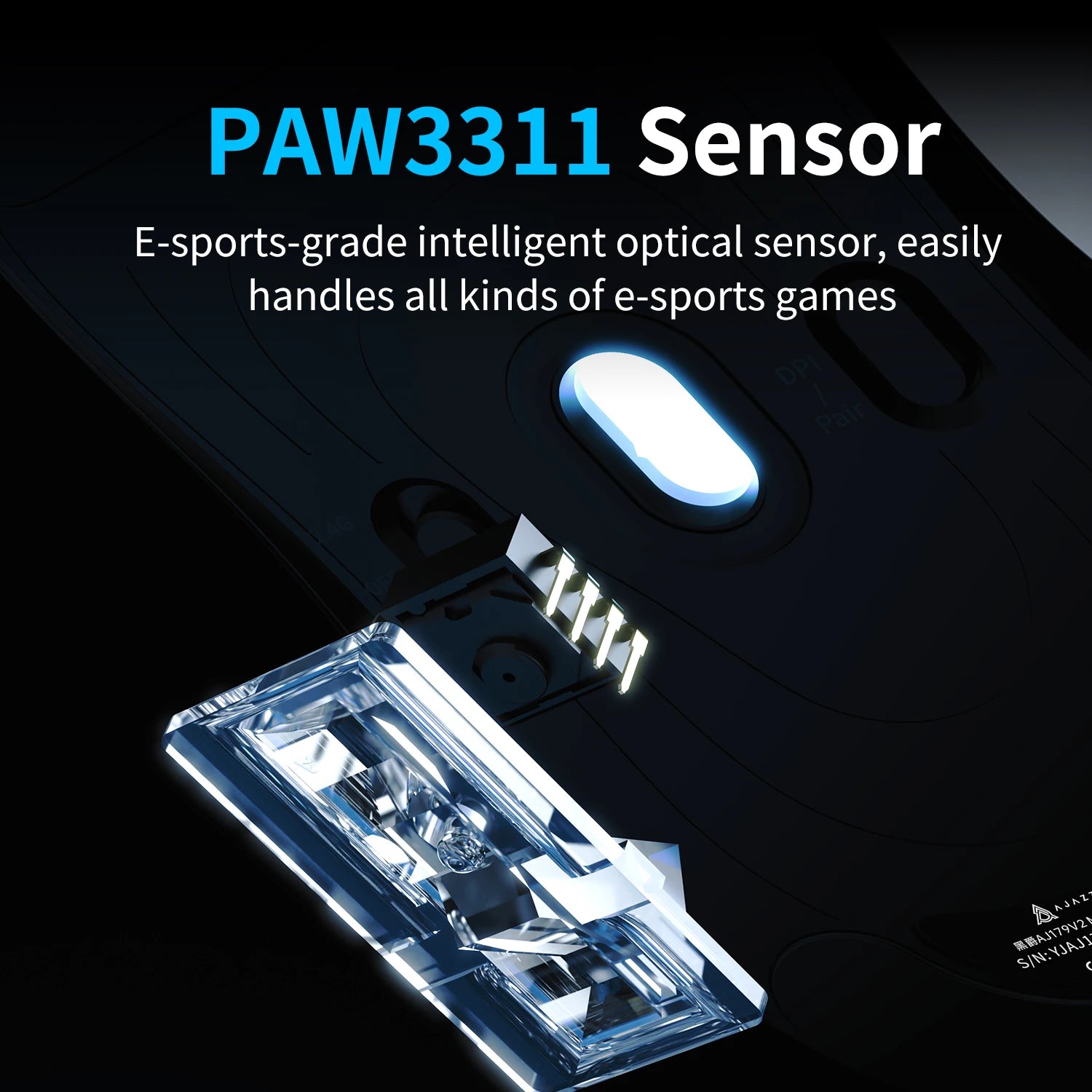 AJAZZ AJ179 v2 MAX Wireless Gaming e-Sport 1K Polling Rate