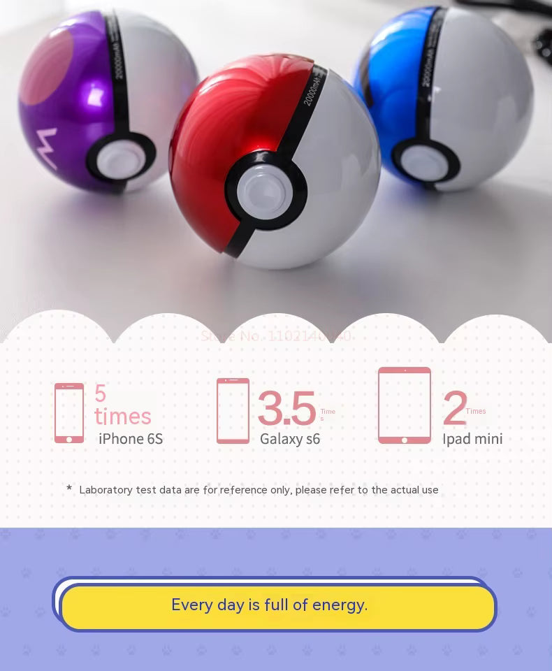 Pocket Ball Power Bank Large-Capacity