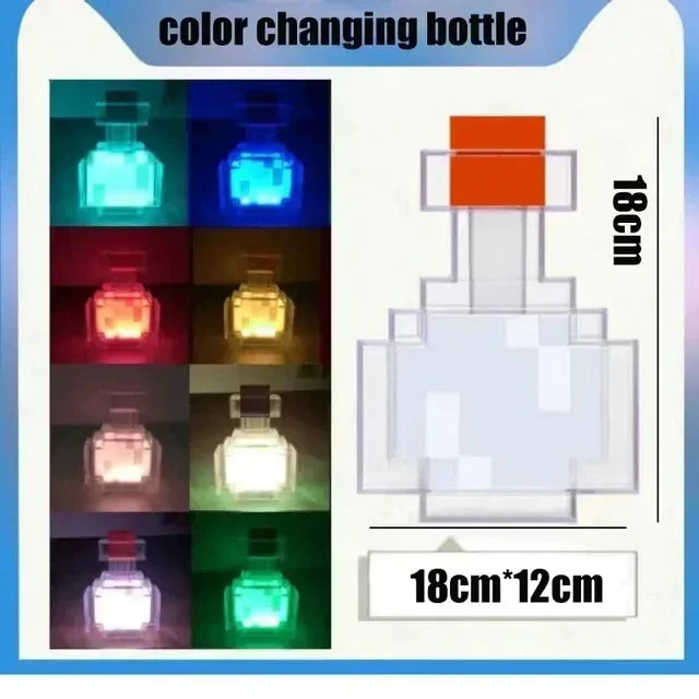 Creative Brownstone Torch LED Night Light USB Rechargeable Game Room Decoration