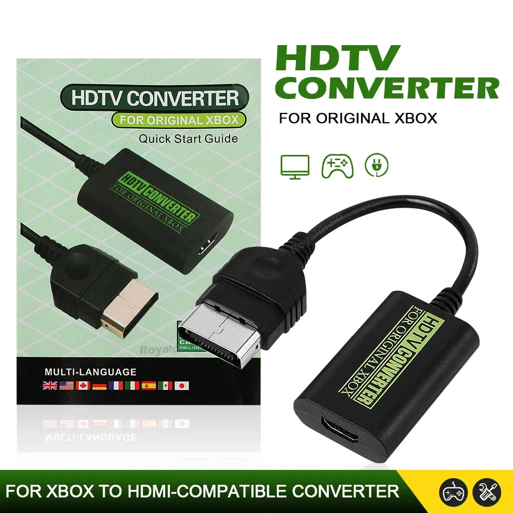 HDTV Projector TV Monitor Converter For Xbox To HDMI-compatible Converter Digital Video Audio Adapter For XBOX 1080P 720P 480P