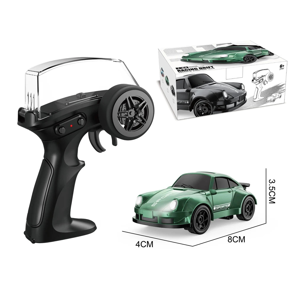 RC Drift Car 1/64 AE86 Mini Desktop Remote Control 2.4G 4WD Off-road Drifting Racing Vehicle Electric Toy Boys Cars