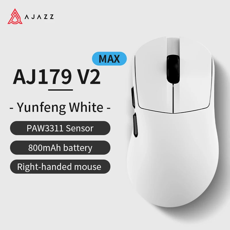 AJAZZ AJ179 v2 MAX Wireless Gaming e-Sport 1K Polling Rate