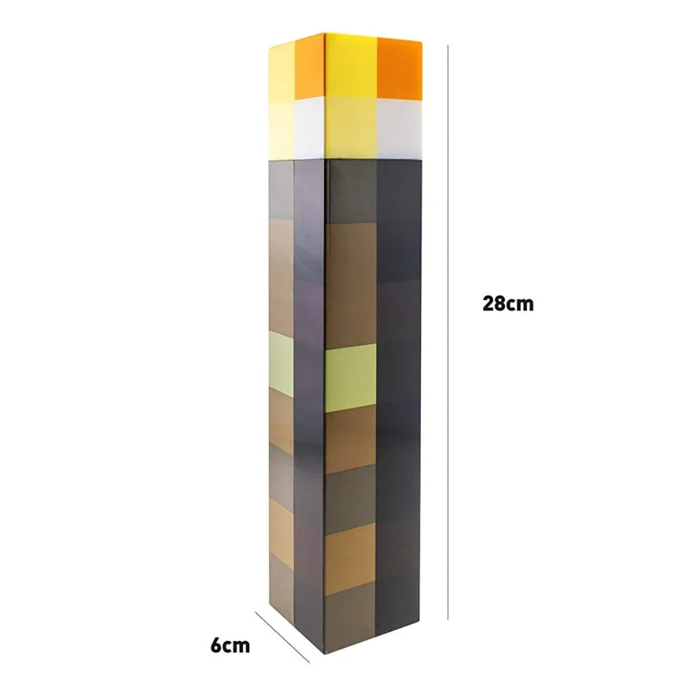 Creative Brownstone Torch LED Night Light USB Rechargeable Game Room Decoration