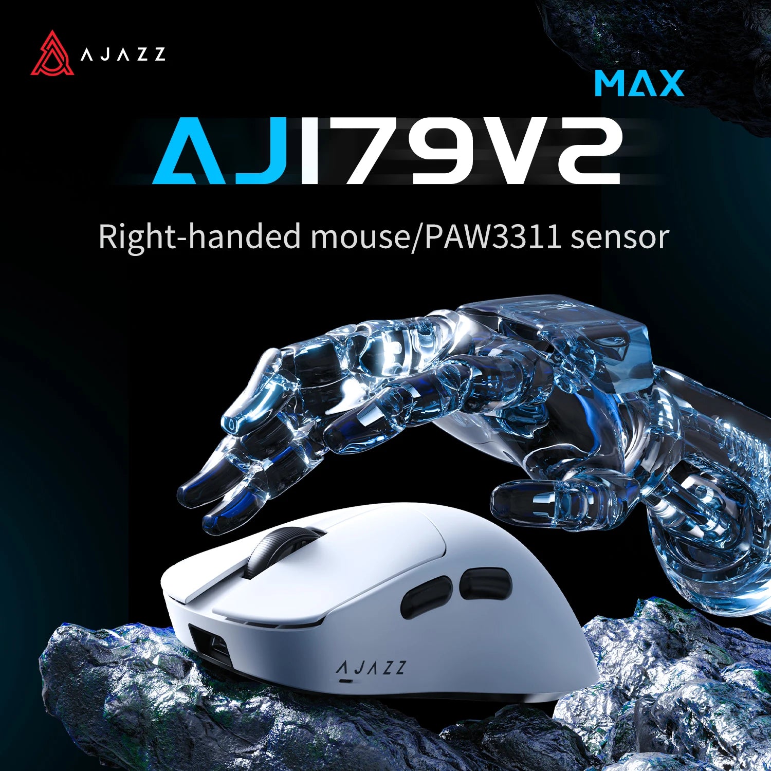AJAZZ AJ179 v2 MAX Wireless Gaming e-Sport 1K Polling Rate
