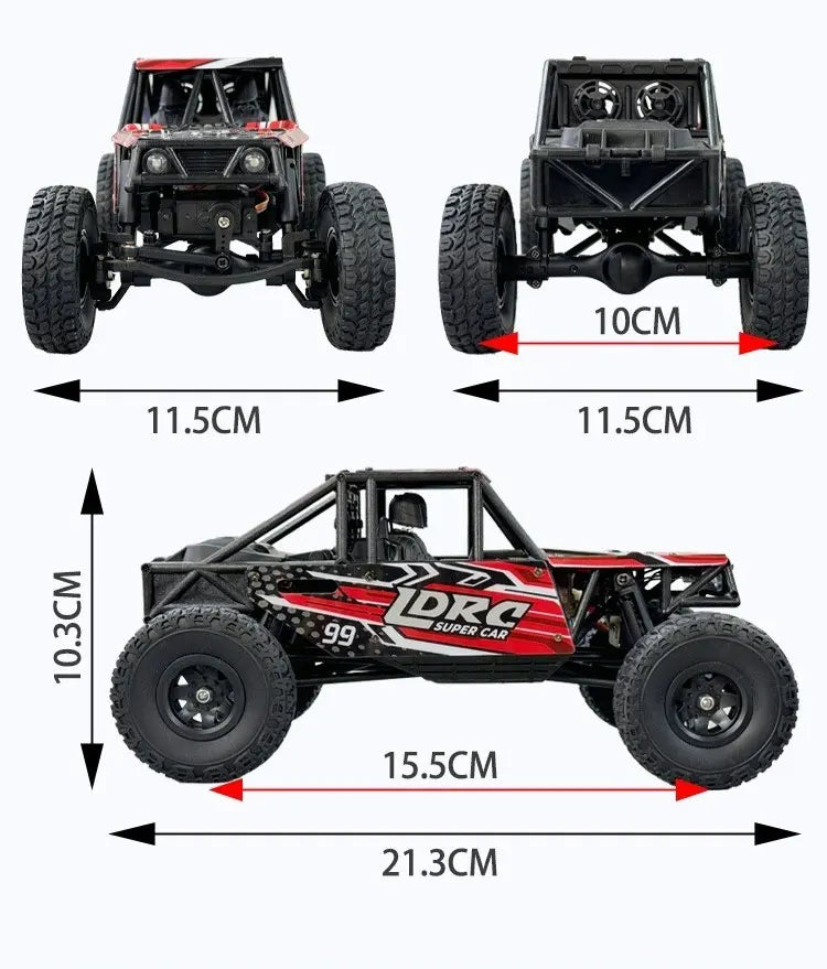 LDRC LD18499 1:18 4x4 4WD RC Car