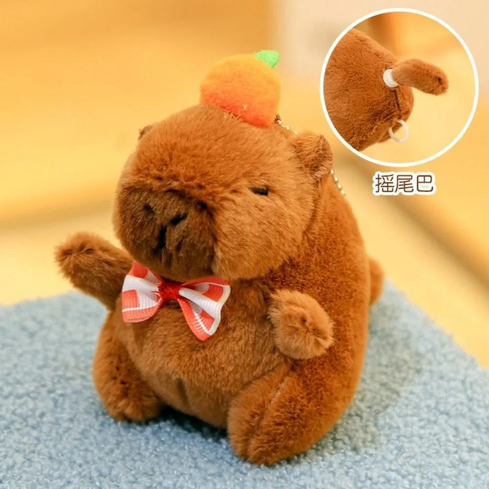 Cute Capybara Plush Toy Hoodie with Wings Simulation Doll Small Size Stuffed Animals Anime
