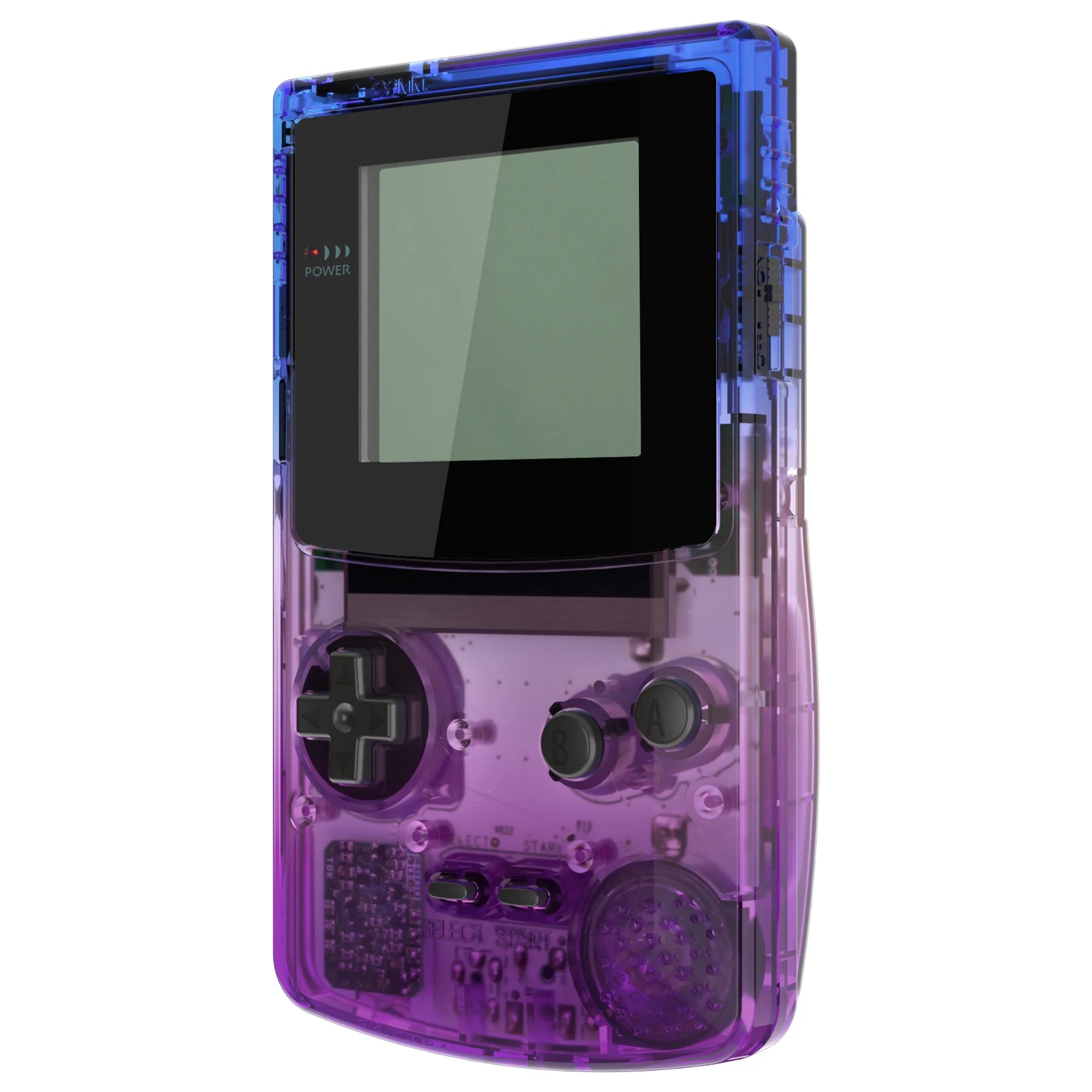 IPS Ready Upgraded Gradient Full Housing Cover Shell with Buttons for Gameboy Color for GBC - Fit for GBC OSD IPS