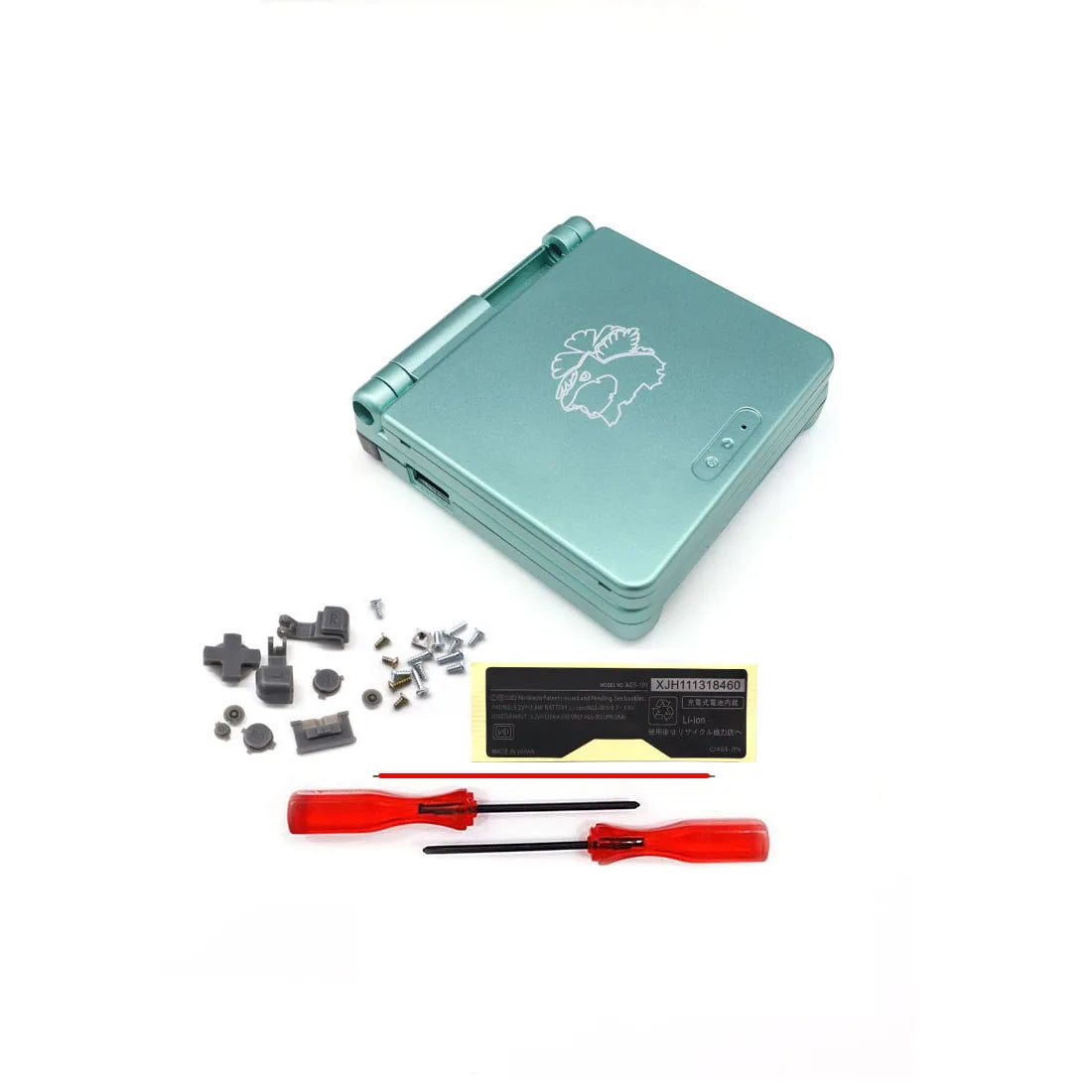 Custom UV Print Housing shells for Gameboy Advance SP 101 and 001 screen