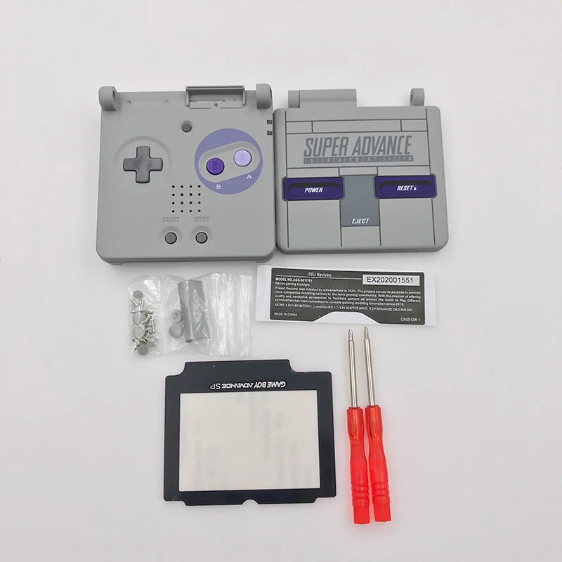 For GameBoy Advance SP Classic Limited Edition Replacement Housing Shell Screen Lens For GBA SP Housing Case Cover Accessories