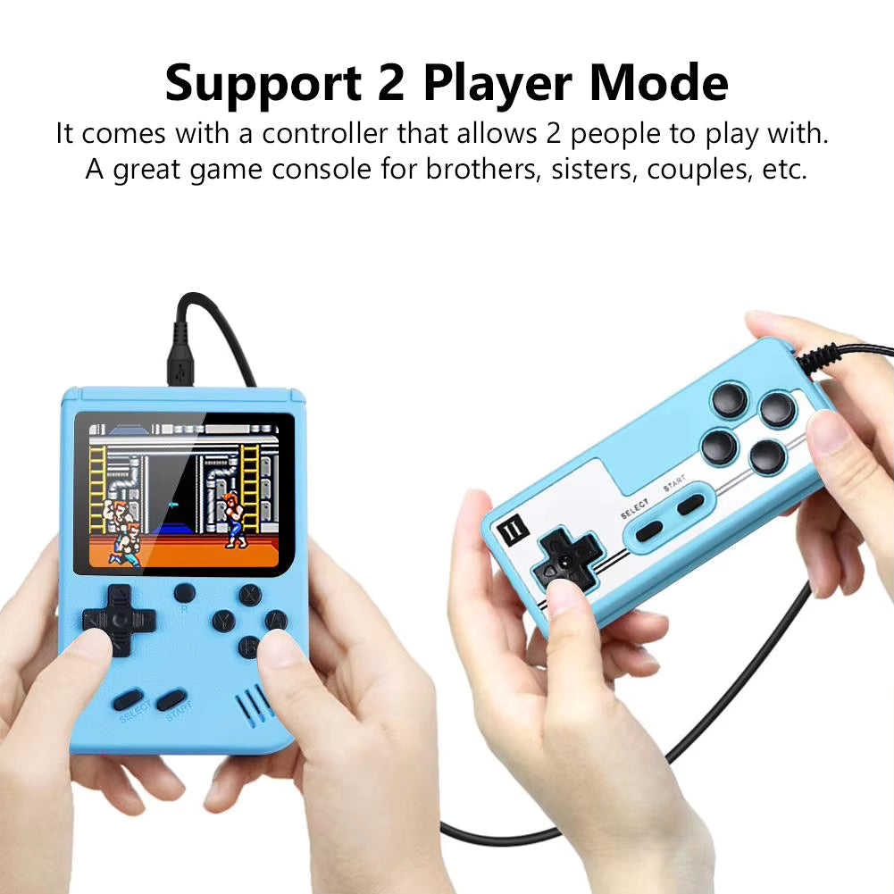 500 Games In One Portable Mini Electronic Video Game Player Kids Electronic Game Toy For Children Handheld Game Console Adjustab