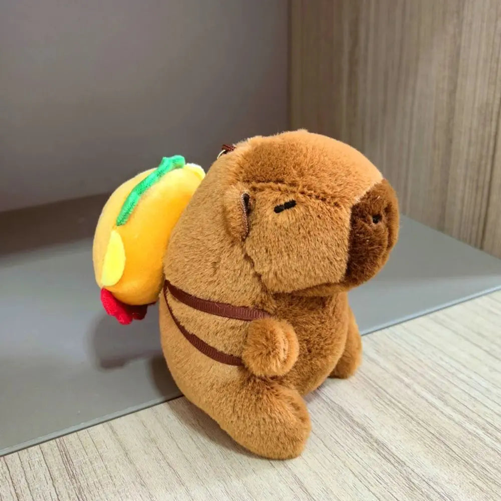 Cute Capybara Plush Toy Hoodie with Wings Simulation Doll Small Size Stuffed Animals Anime