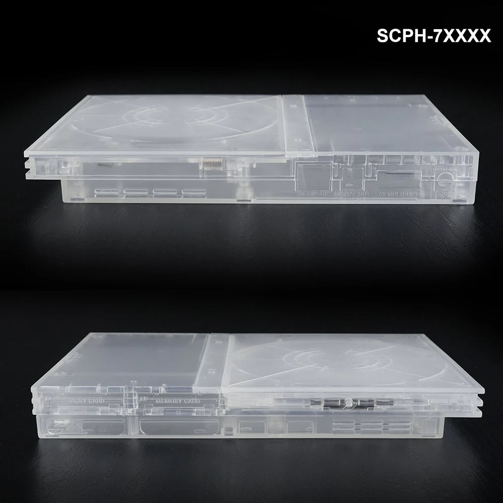 Translucent Replacement Shell For SONY PlayStation2 Slim Console