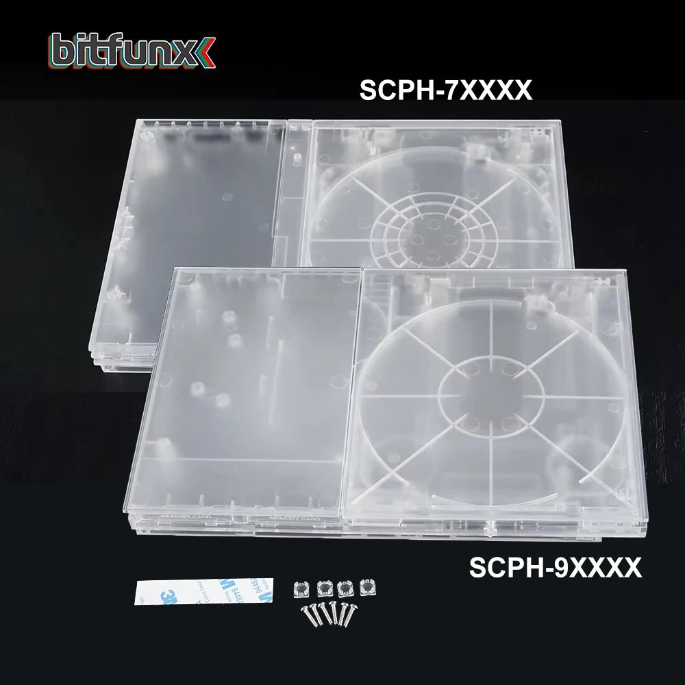 Translucent Replacement Shell For SONY PlayStation2 Slim Console