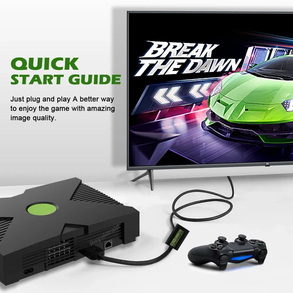 HDTV Projector TV Monitor Converter For Xbox To HDMI-compatible Converter Digital Video Audio Adapter For XBOX 1080P 720P 480P