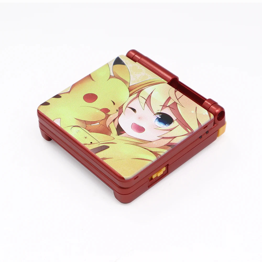 Custom UV Print Housing shells for Gameboy Advance SP 101 and 001 screen