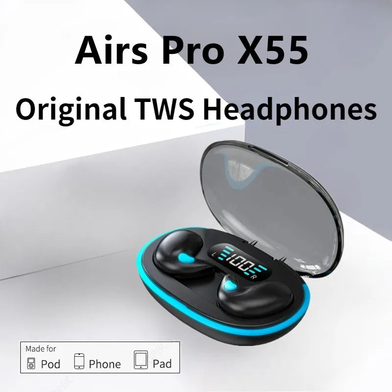 X55 Sleeping Earbuds Wireless Mini Headphones