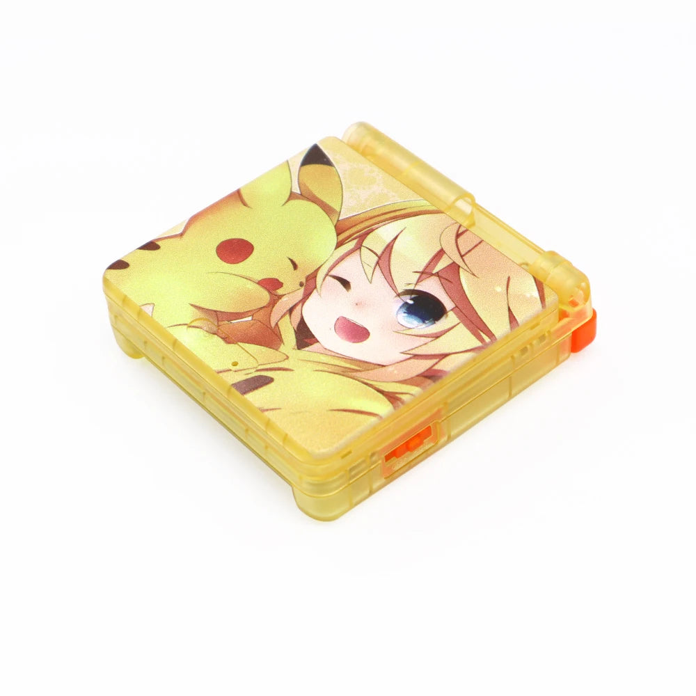 Custom UV Print Housing shells for Gameboy Advance SP 101 and 001 screen