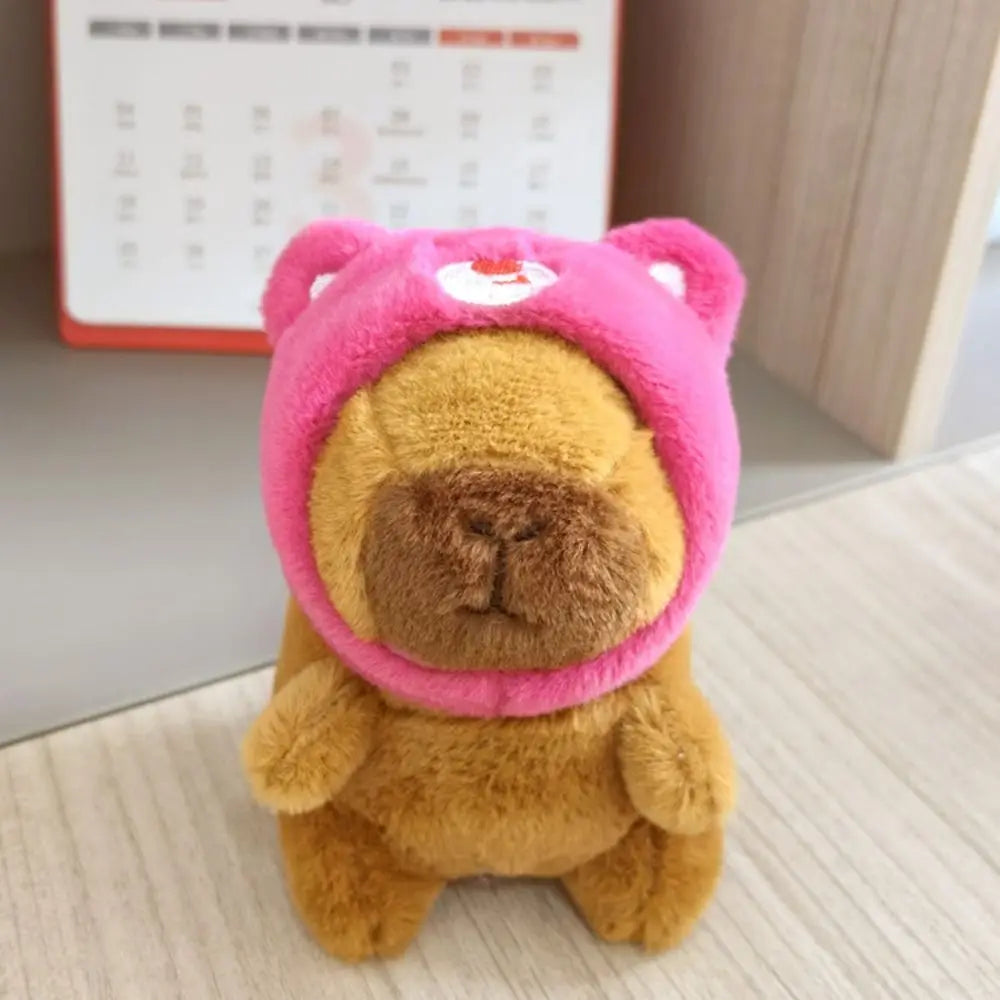 Cute Capybara Plush Toy Hoodie with Wings Simulation Doll Small Size Stuffed Animals Anime
